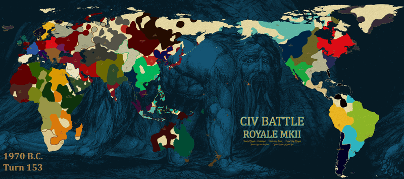 Illustration for article titled Civilization's Huge 61-Player War Is Just Nuts